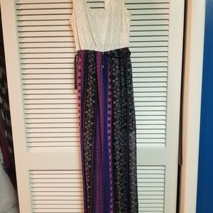Lily rose xs maxi dress